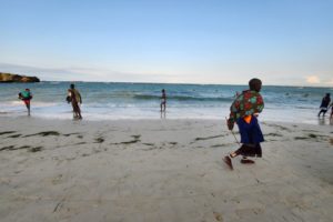 The Maori love the beach