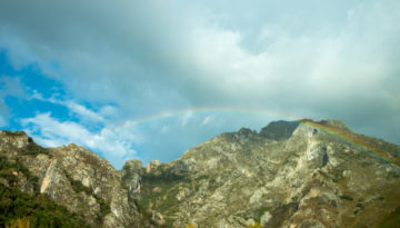 Rainbow over Cantabria